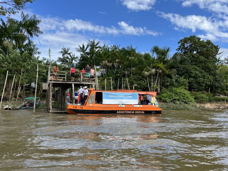 Maio laranja: Barqueata leva orientação às ilhas de Ananindeua