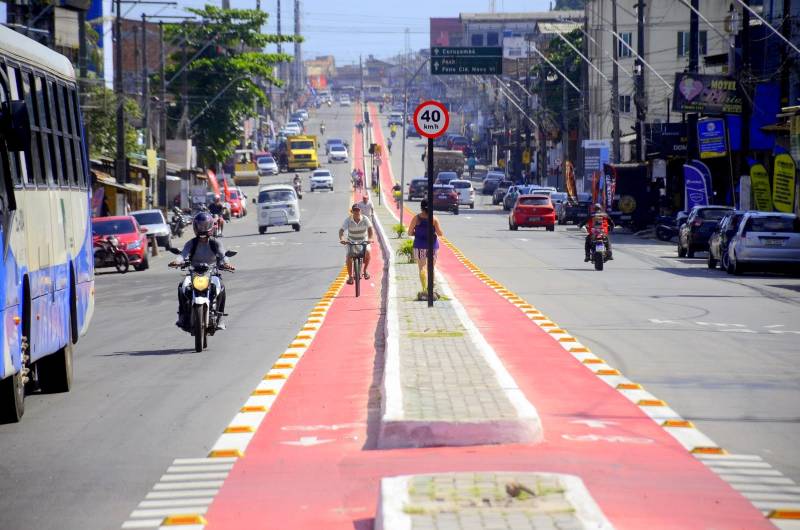 Ananindeua possui quase 20 quilômetros de vias para bicicletas