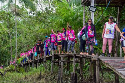 Ananindeua realizou a 1ª Trilha Ecológica para mulheres na Ilha de João Pilatos 