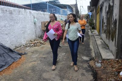 Prefeitura realiza visita as famílias atingidas pela  chuva em Águas Lindas