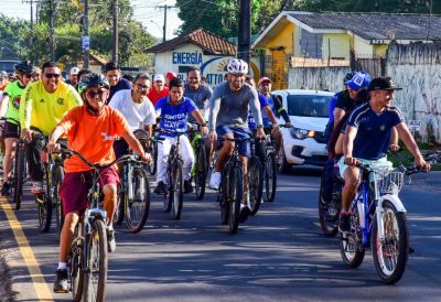 Prefeitura de Ananindeua realiza cicleata, corrida e motocicleta no Icuí.