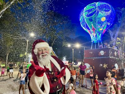 Cine Papai Noel desperta emoção e alegria na população de Ananindeua