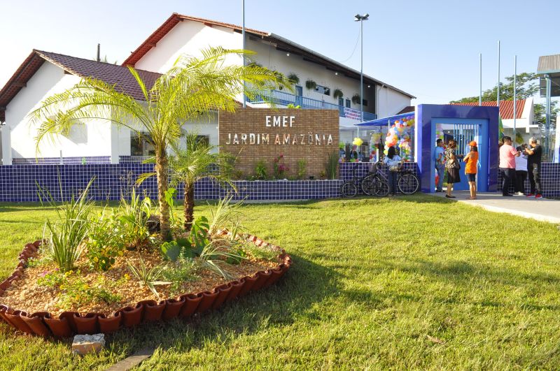 Inauguração da EMEF Jardim Amazônia no bairro Águas Brancas