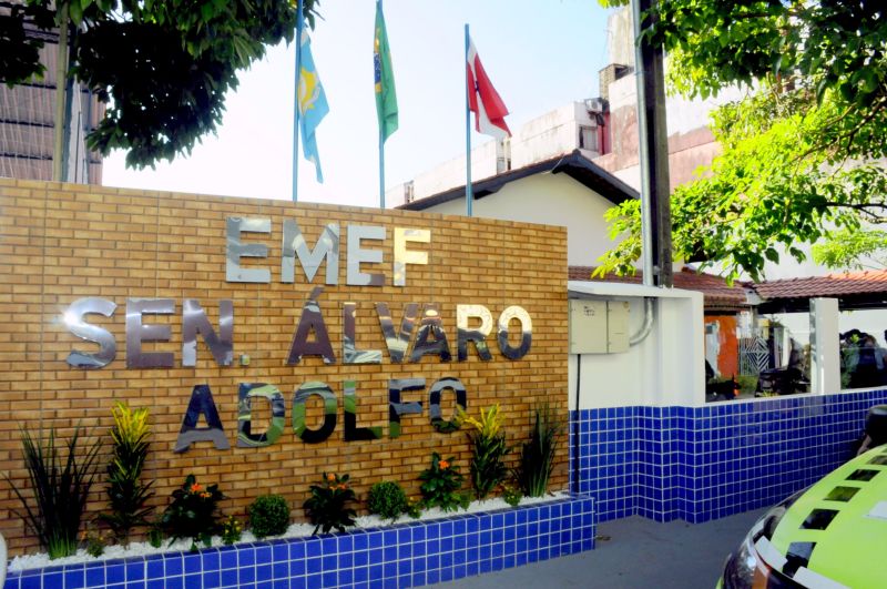 Inauguração da EMEF Senador Álvaro Adolfo no bairro Guanabara