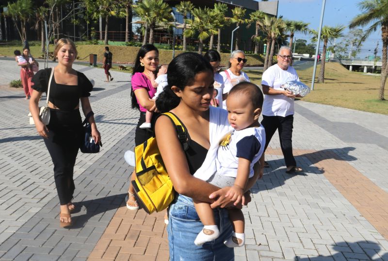 Semana do aleitamento materno Agosto dourado local Parque Vila Maguary