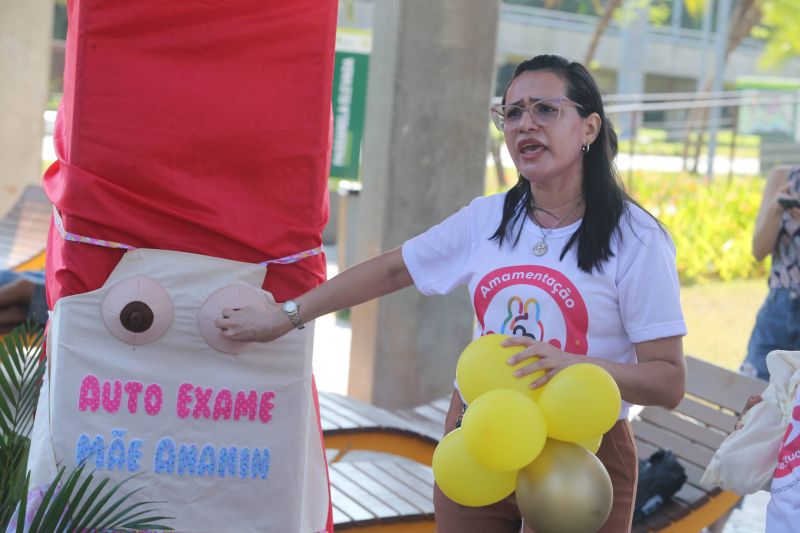 Semana do aleitamento materno Agosto dourado local Parque Vila Maguary