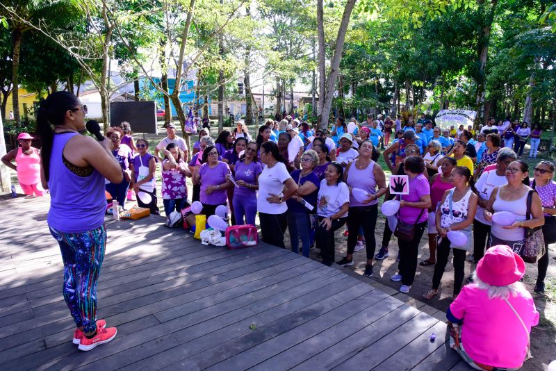 Programação Agosto Lilás no parque Seringal