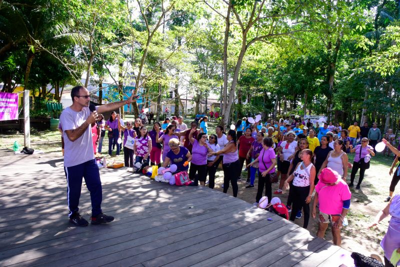 Programação Agosto Lilás no parque Seringal