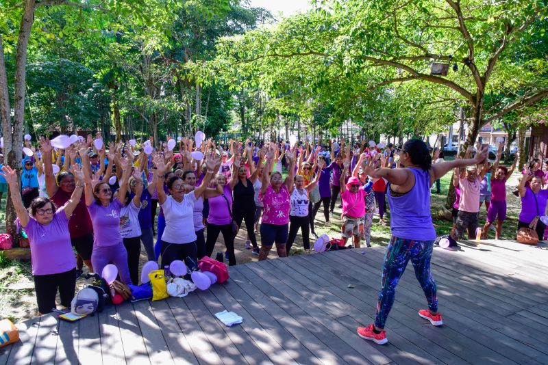 Programação Agosto Lilás no parque Seringal