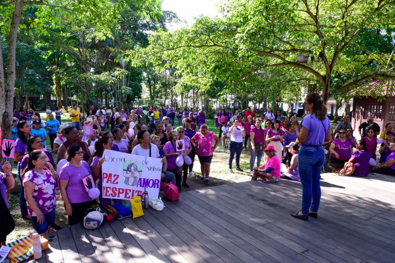 Programação Agosto Lilás no parque Seringal