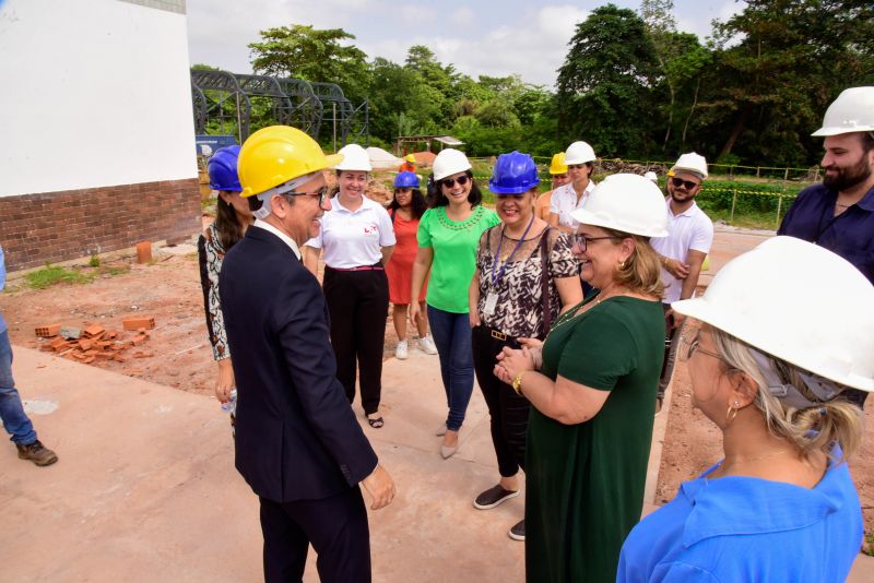 Visita técnica do MP e Defensoria do Estado na Escola do Futuro no Icuí