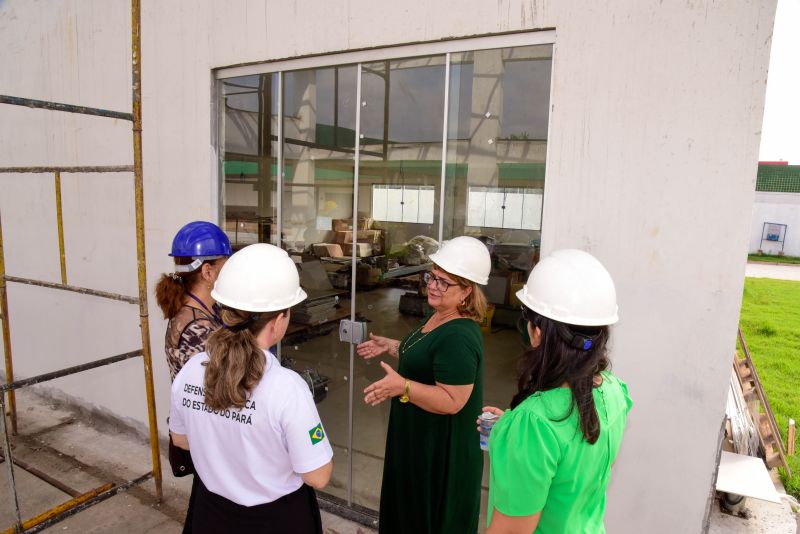 Visita técnica do MP e Defensoria do Estado na Escola do Futuro no Icuí