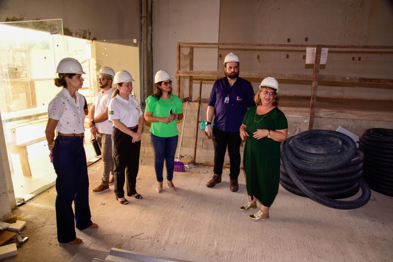 Visita técnica do MP e Defensoria do Estado na Escola do Futuro no Icuí