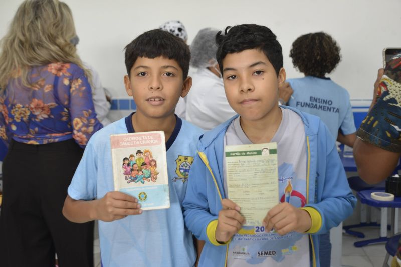 Programa Saúde na Escola com vacinação na EMEF João Paulo II na Cidade Nova VI