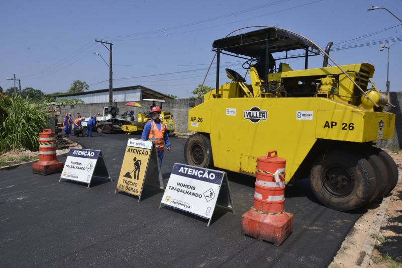 Imagens das obras e asfaltamento da estrada do Ariri no 40 Horas