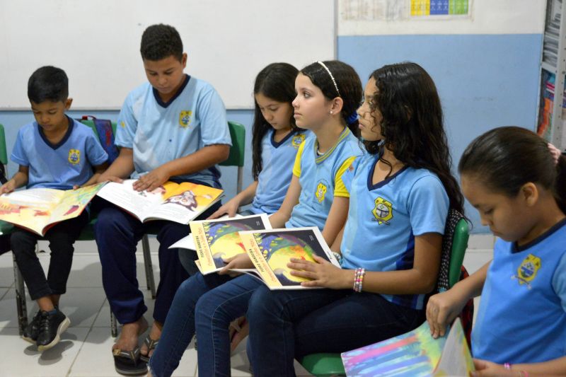 2º Giro de Tertúlia na Escola Manoel Lobato Maués no bairro Levilândia