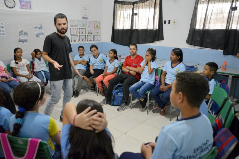 2º Giro de Tertúlia na Escola Manoel Lobato Maués no bairro Levilândia