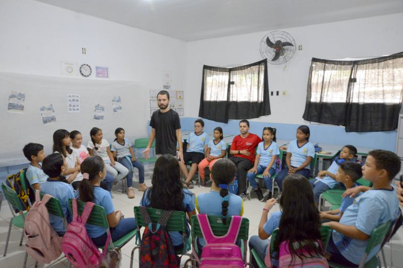 2º Giro de Tertúlia na Escola Manoel Lobato Maués no bairro Levilândia