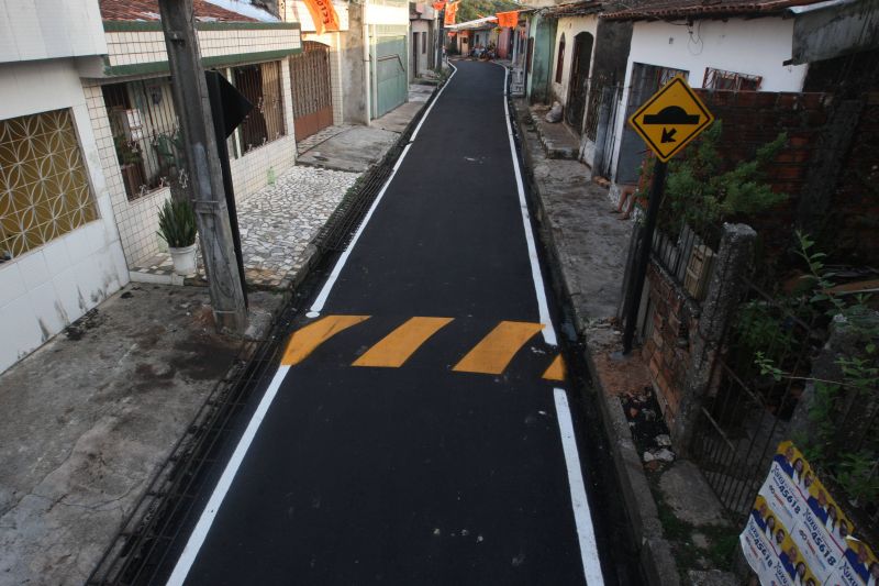 Inauguração asfáltica das passagem Pinheiro e São Roque no bairro Cidade Nova V