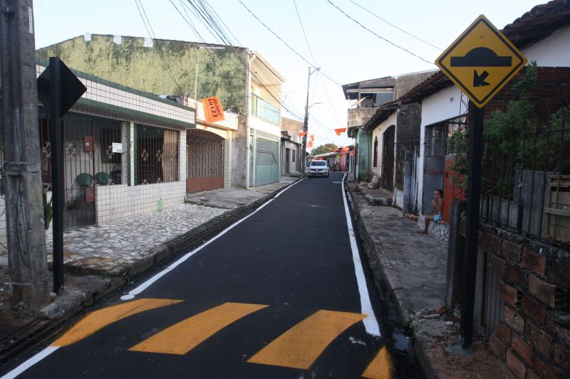 Inauguração asfáltica das passagem Pinheiro e São Roque no bairro Cidade Nova V