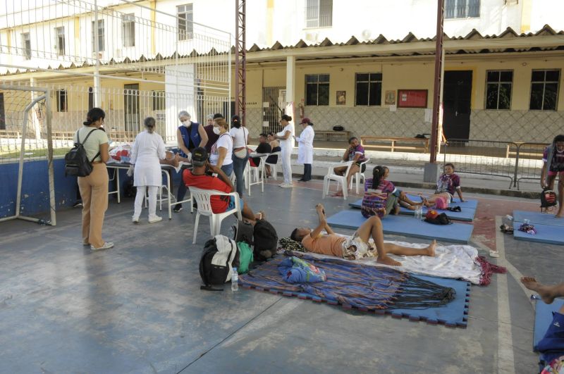 Acolhidas dos romeiros do Círio de Nazaré no Colégio Salesiano Nossa Senhora do Carmo na Br