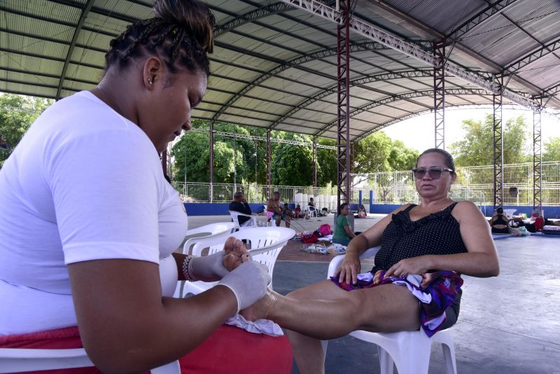 Acolhidas dos romeiros do Círio de Nazaré no Colégio Salesiano Nossa Senhora do Carmo na Br