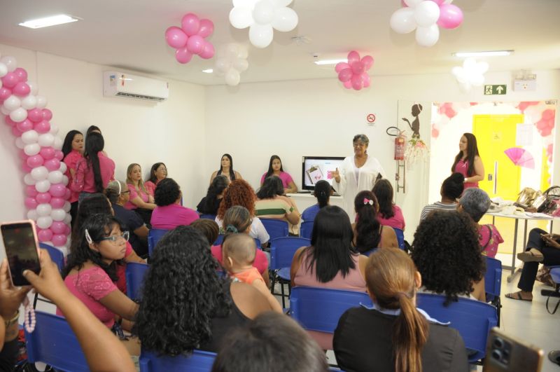 Outubro Rosa com manhã especial dedicada ao autocuidado, prevenção e saúde da mulher na Casa da Mulher Brasileira