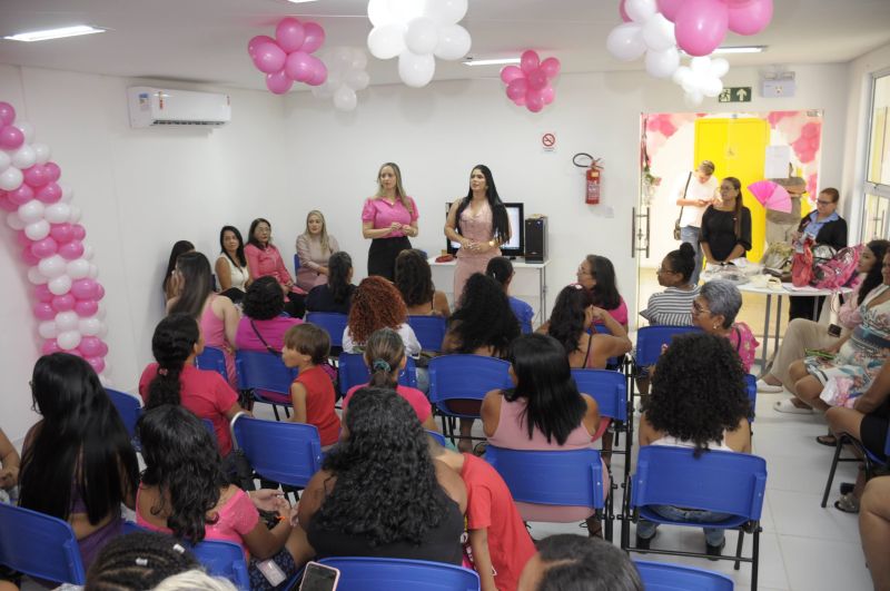 Outubro Rosa com manhã especial dedicada ao autocuidado, prevenção e saúde da mulher na Casa da Mulher Brasileira