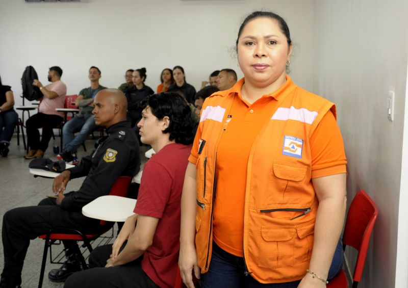 Acompanhamento do curso de primeiros socorros da equipe da Defesa Civil de Ananindeua