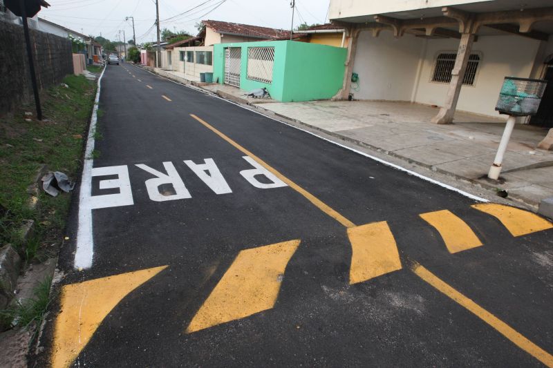 Inauguração de ruas pavimentadas no conjunto Jardim Amazônia II