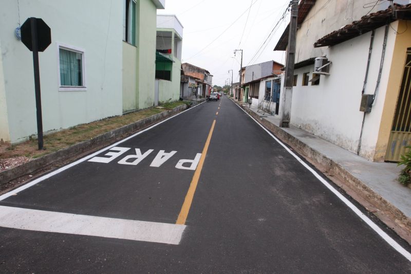 Inauguração de ruas pavimentadas no conjunto Jardim Amazônia II