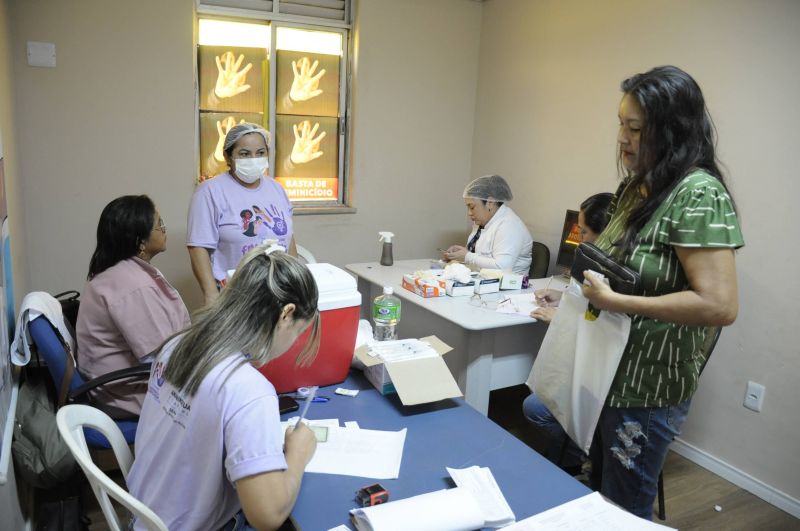 Ação Mulher na Secretaria da Mulher