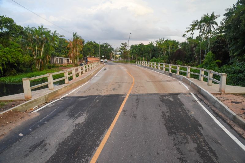 Imagens da nova estrada do Ariri no bairro do 40 horas