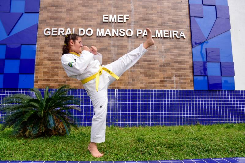 Estudante da Rede Municipal de Ensino de Ananindeua conquista título estadual de Taekwondo