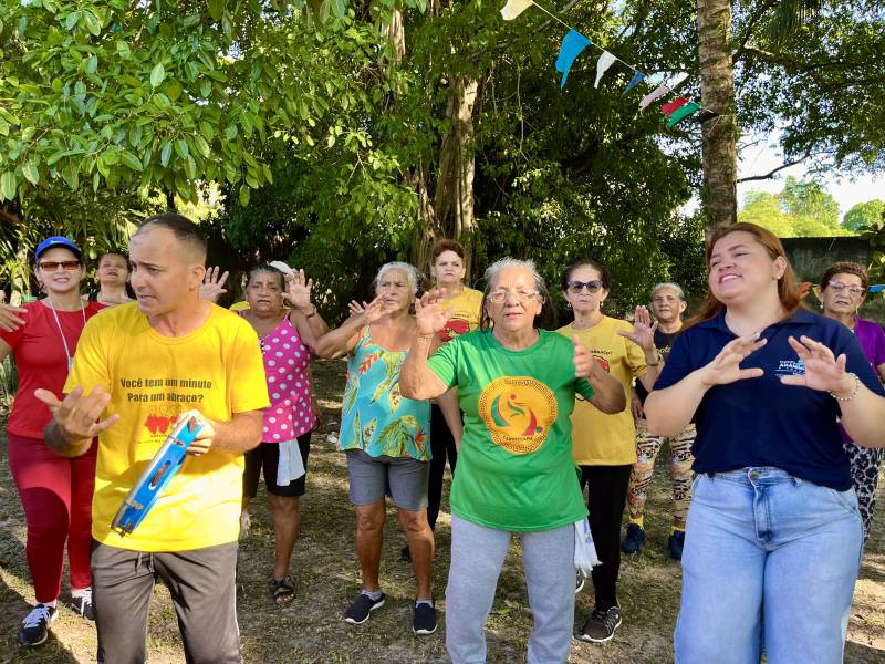 Atividades envolvendo dança promovem inclusão e desenvolvimento de idosos atendidos nos CRAS de Ananindeua