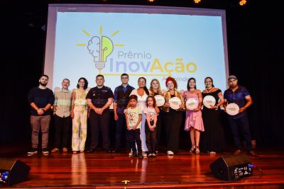 Galeria: Entrega do Segundo Prêmio Inovação para Servidores Destaque local Teatro Municipal de Ananindeua