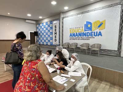 Secretaria Municipal de Educação de Ananindeua imuniza servidores contra a covid-19 e a gripe