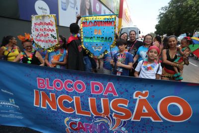 Bloco da Inclusão levou alegria e diversão às ruas de Ananindeua 