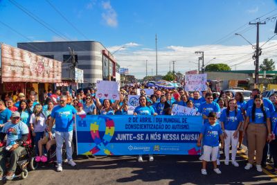 Caminhada é realizada em Ananindeua no Dia Mundial de Conscientização do Autismo