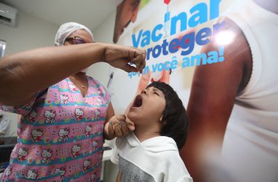 Dia D da campanha contra Poliomielite resulta em mais de 1.500 crianças vacinadas em Ananindeua