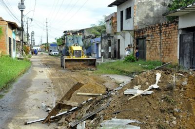 Prefeitura de Ananindeua anuncia obras de saneamento básico em mais de quarenta ruas do bairro Curuçambá