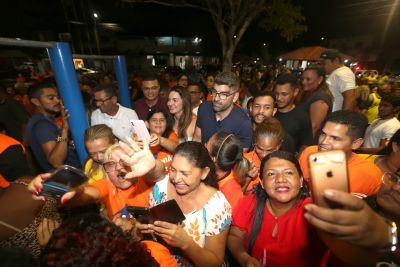 Moradores do Conjunto Júlia Seffer se reúnem para comemorar as melhorias nas ruas de Águas Lindas