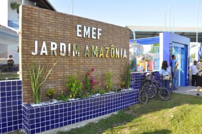 Revitalizada, Escola Jardim Amazônia é entregue à população