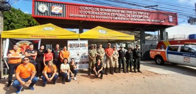 Defesa Civil realiza um trabalho intenso de apoio para os devotos de Nossa Senhora de Nazaré