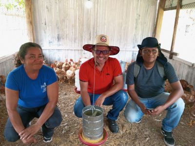 SEMUPA  avança com Projeto de Avicultura na Ilha de João Pilatos