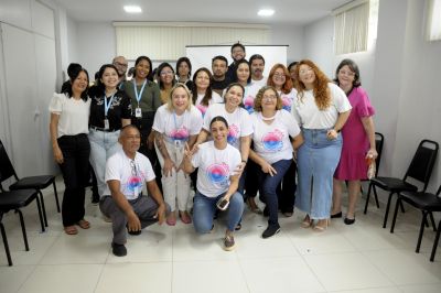 Encontro com os servidores para conscientização do "Outubro Rosa" e "Novembro Azul"