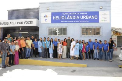 Prefeitura de Ananindeua inaugura a nova Clínica Saúde da Família Heliolândia Urbano, no Distrito Industrial