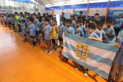 Projeto ‘Bom de Bola, Bom de Escola’ encerra semestre com torneio no Ginásio do Sesi