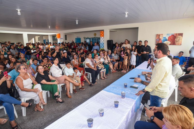 Inauguração da EMEF Santa Margarida Antioquia Psídia no bairro 40 Horas