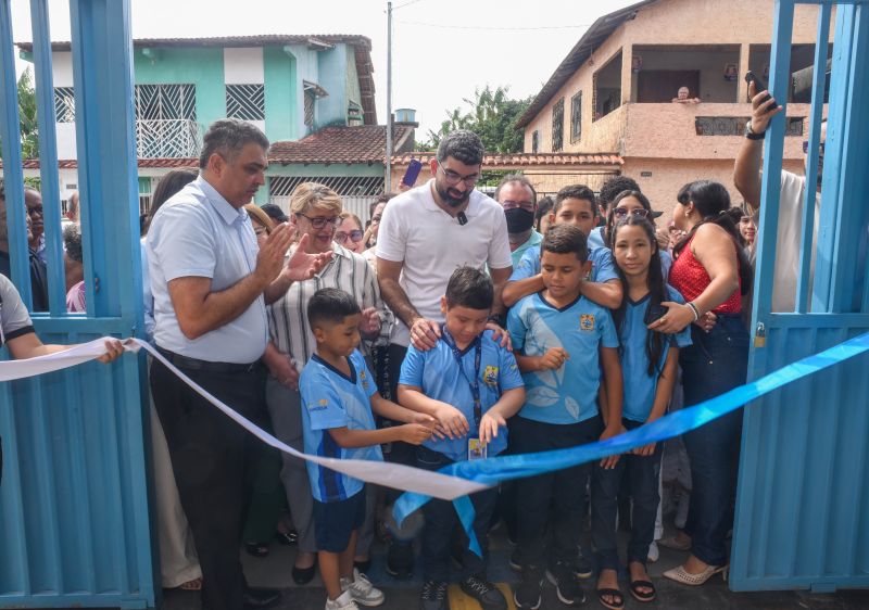 Inauguração da EMEF Santa Margarida Antioquia Psídia no bairro 40 Horas